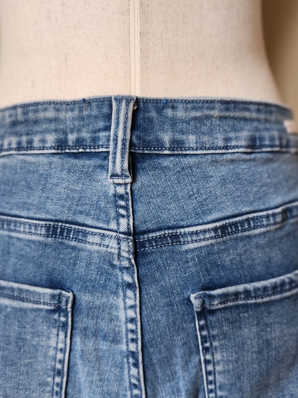 Soft Surroundings Wide Leg Stretch Jeans Medium Wash Denim Plus Size 18W - Picture 4 of 13